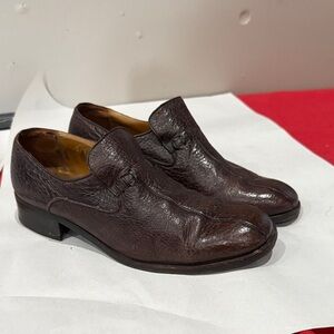 Men's Brown Leather Dress Shoes